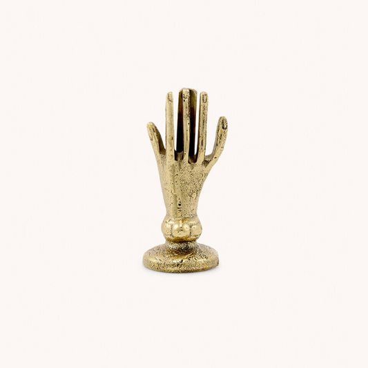 Brass Hand Decorative Card Holder