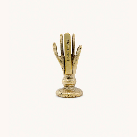 Brass Hand Decorative Card Holder