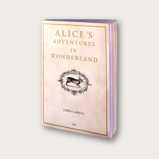 Handmade Alice in Wonderland Florentine Notebook