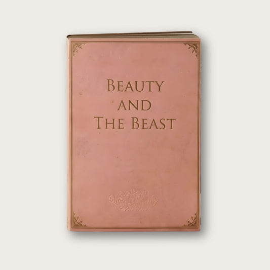 Handmade Beauty and the Beast Florentine Notebook