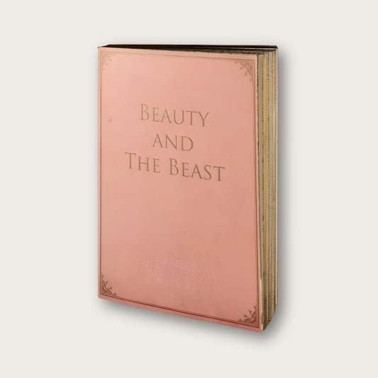 Handmade Beauty and the Beast Florentine Notebook