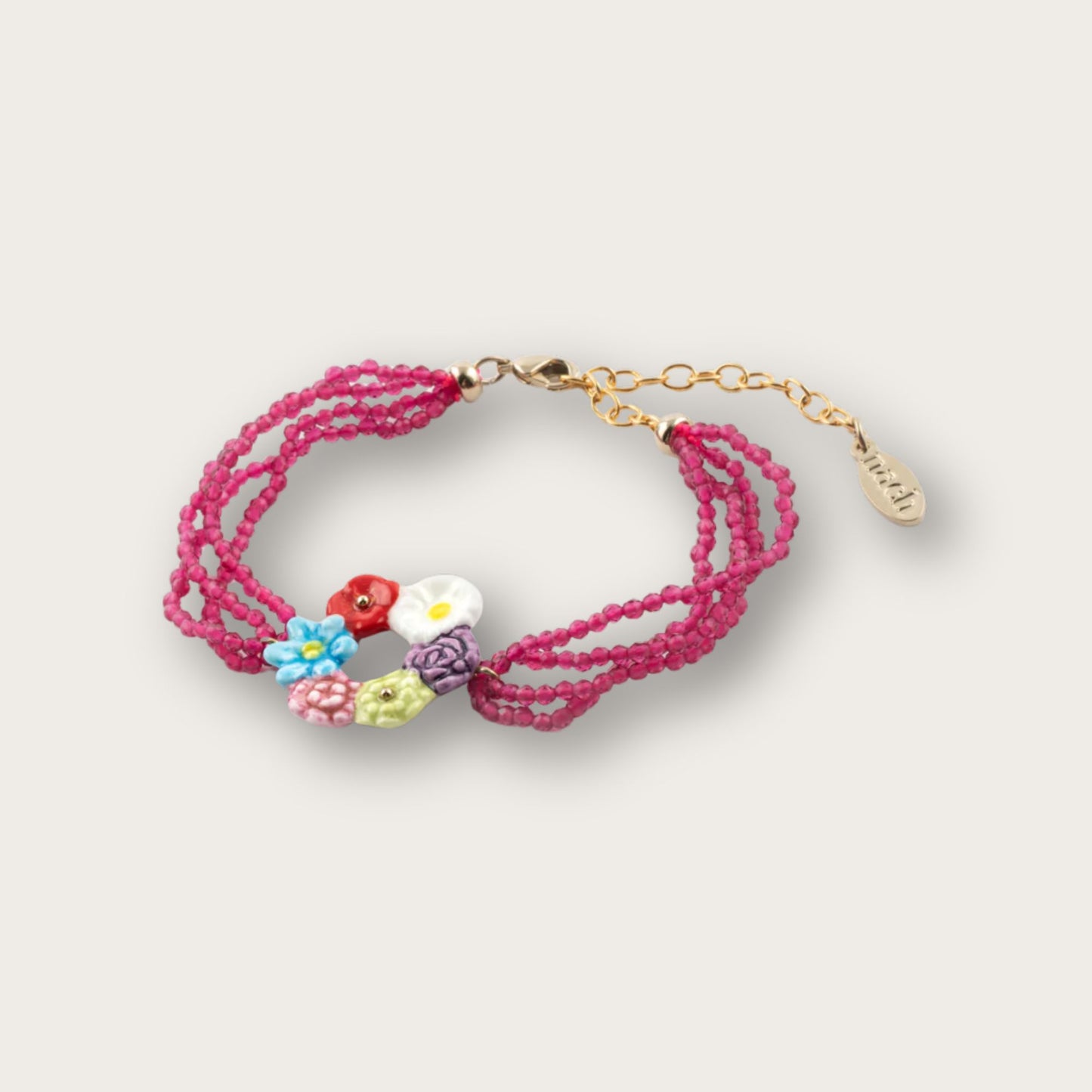 Nach Flower Crown Bead Handcrafted Bracelet