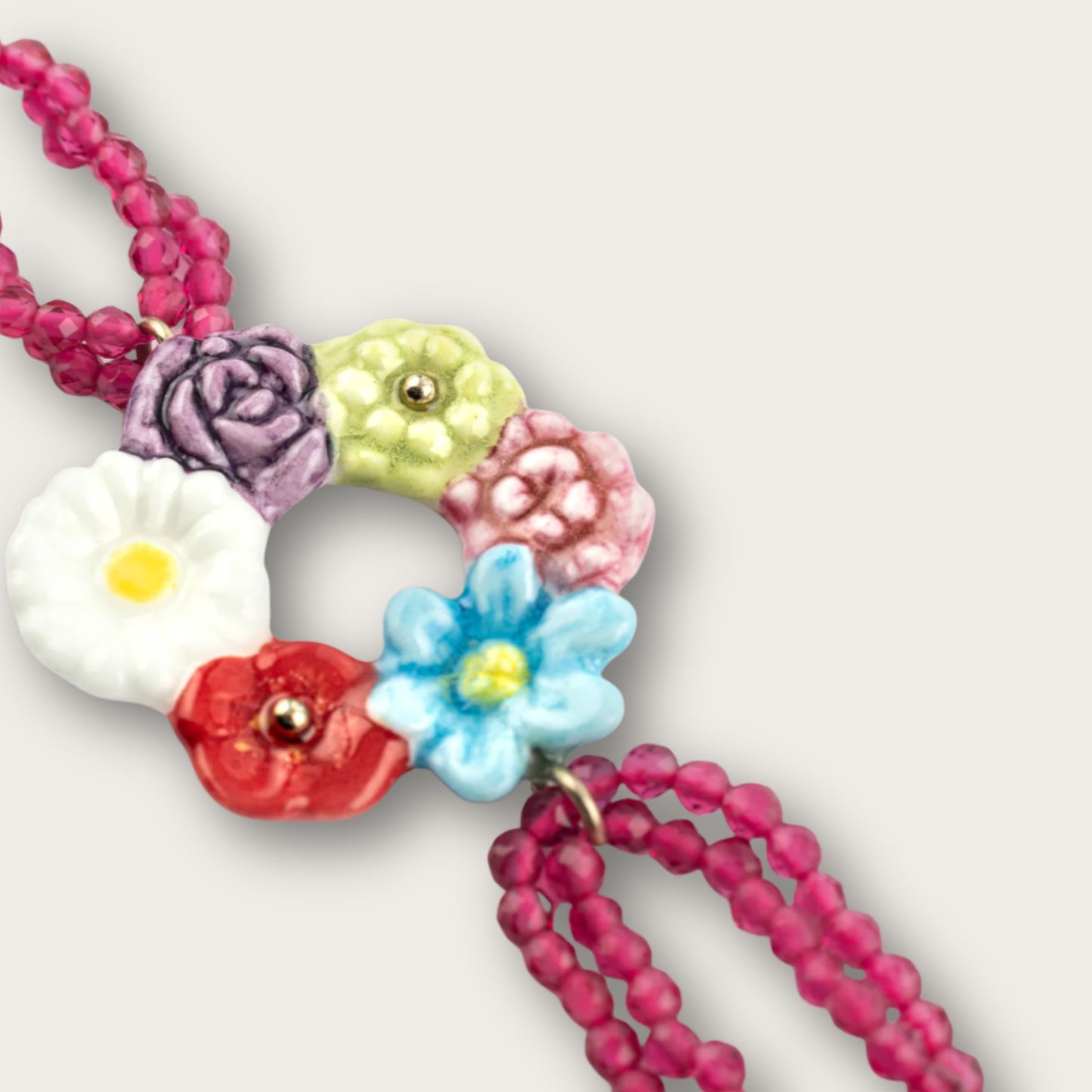 Nach Flower Crown Bead Handcrafted Bracelet