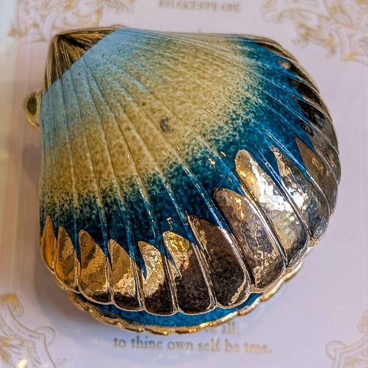 Nach Handpainted Porcelain Shell Stapler