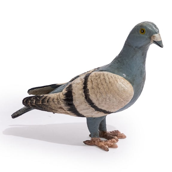 Cast Iron Standing Pigeon Figure