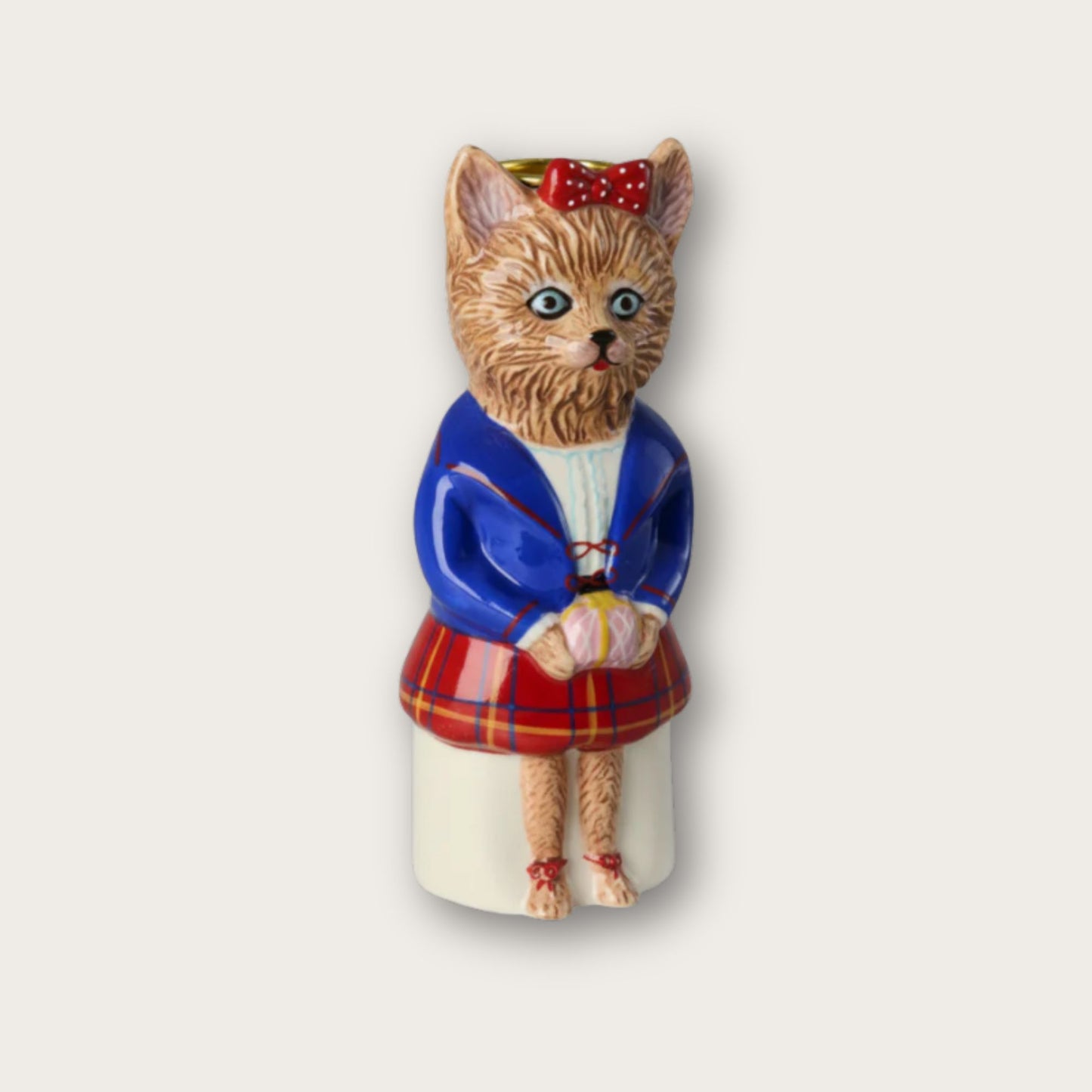 Rice x Nathalie Lété Ceramic Cat Candle Holder