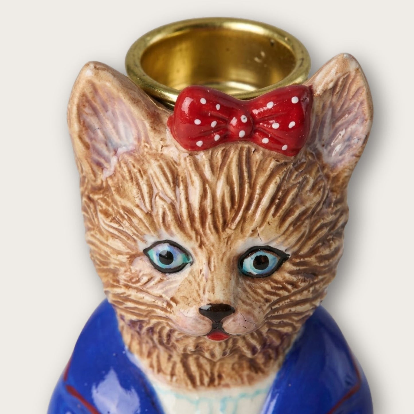 Rice x Nathalie Lété Ceramic Cat Candle Holder