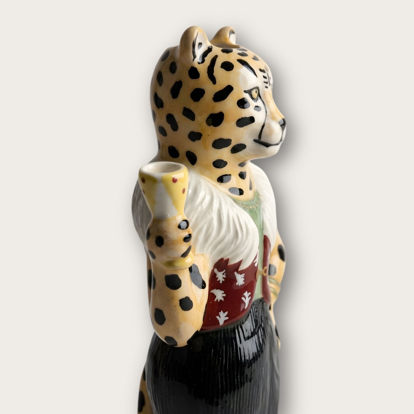 Rice x Nathalie Lété Leopard Ceramic Vase