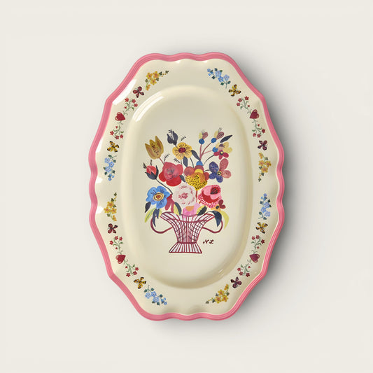 Rice x Nathalie Lété Melamine Large Platter