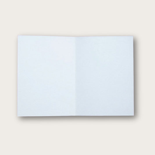Swans in Heart Blank Greeting Card
