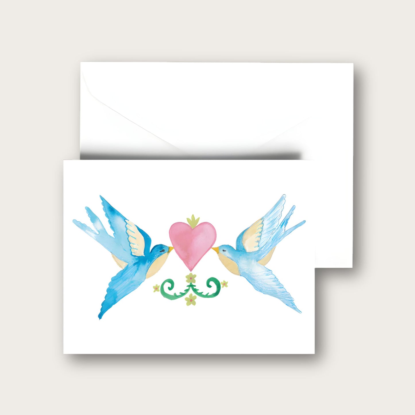 The Promise Birds Blank Greeting Card
