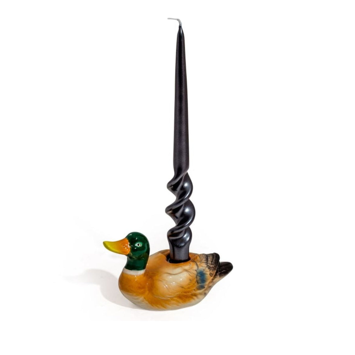 Mallard Duck Ceramic Candle Holder