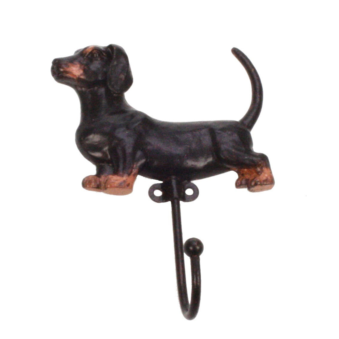 Handcrafted Metal Dachshund Wall Hook