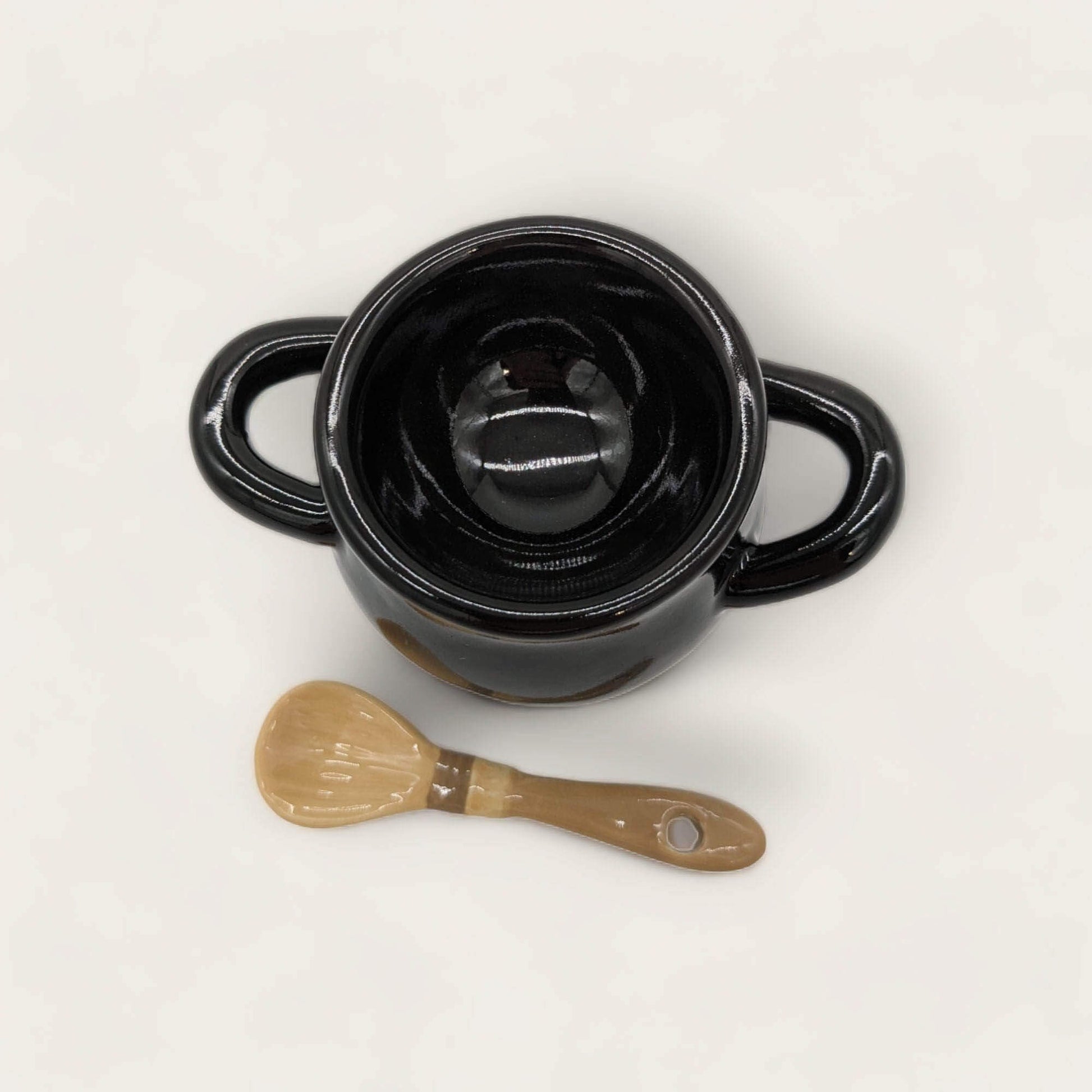 Cauldron Egg Cup and Broomstick Spoon image 4