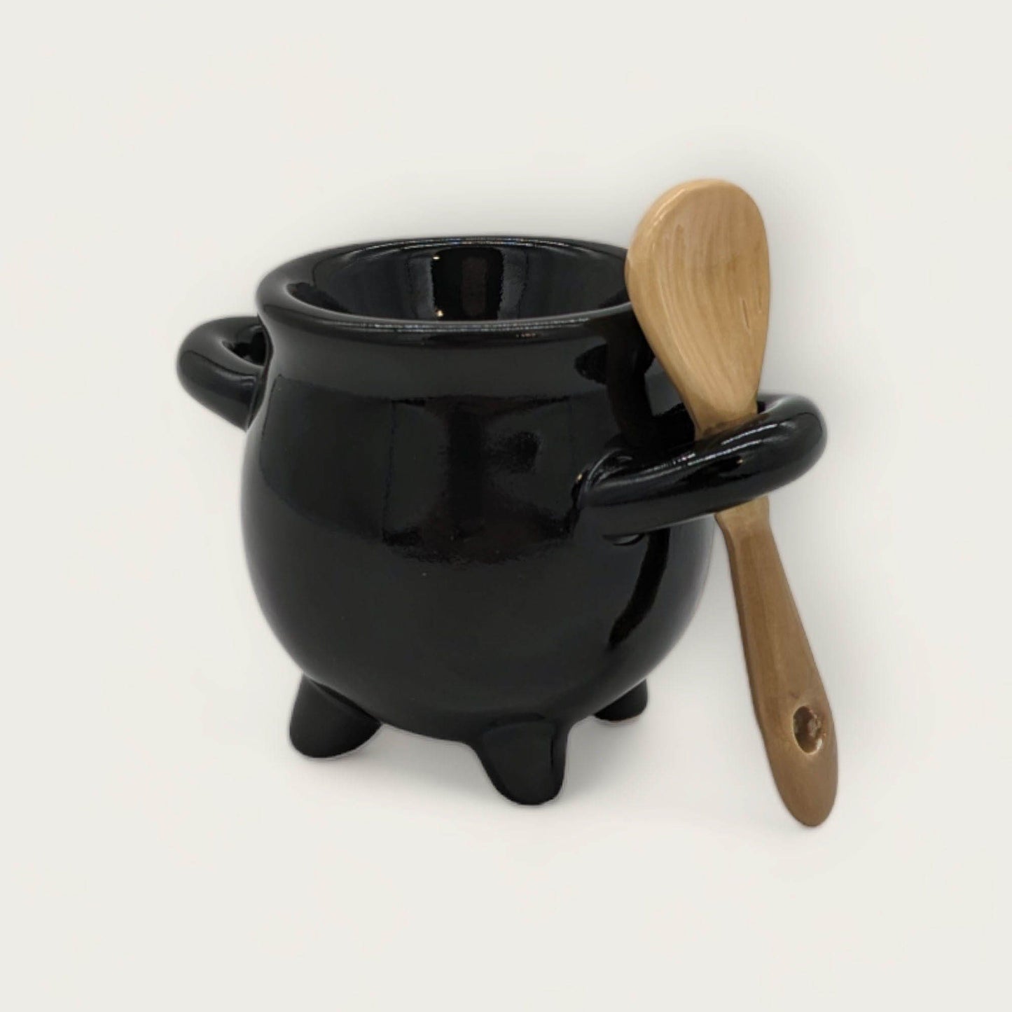 Cauldron Egg Cup and Broomstick Spoon image 0
