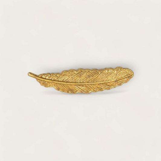 Golden Feather Drawer Knob image 0