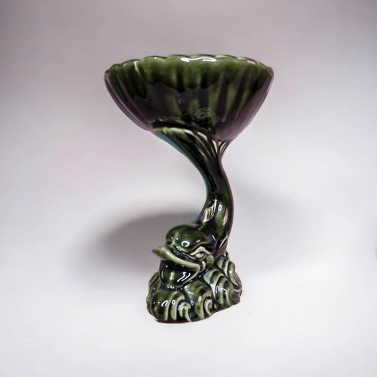 Vintage Fish and Shell Standing Dish image 1