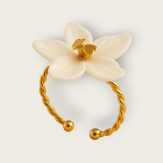 Nach Handcrafted Porcelain Jasmin Ring image 0