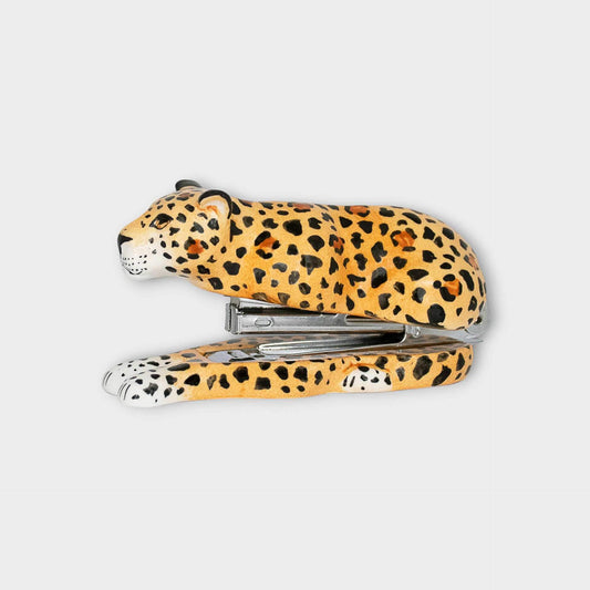 Nach Handpainted Porcelain Leopard Stapler image 0