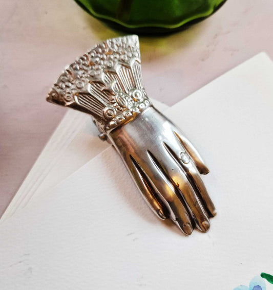 Silver Plated Hand Clip image 0