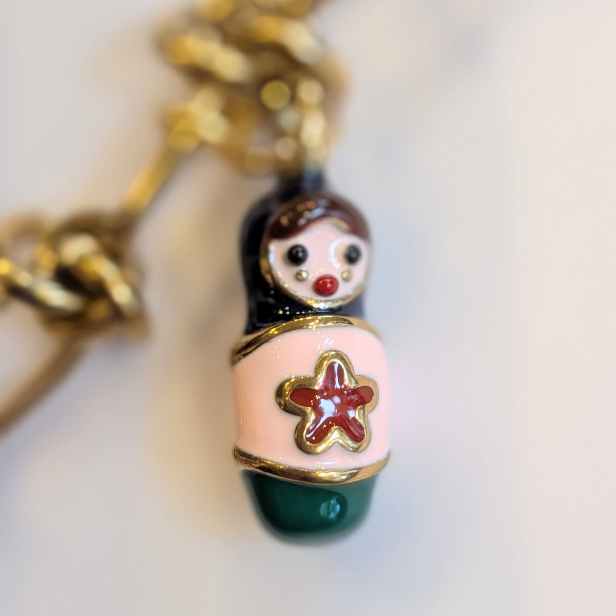 Chunky Multi Charm Necklace