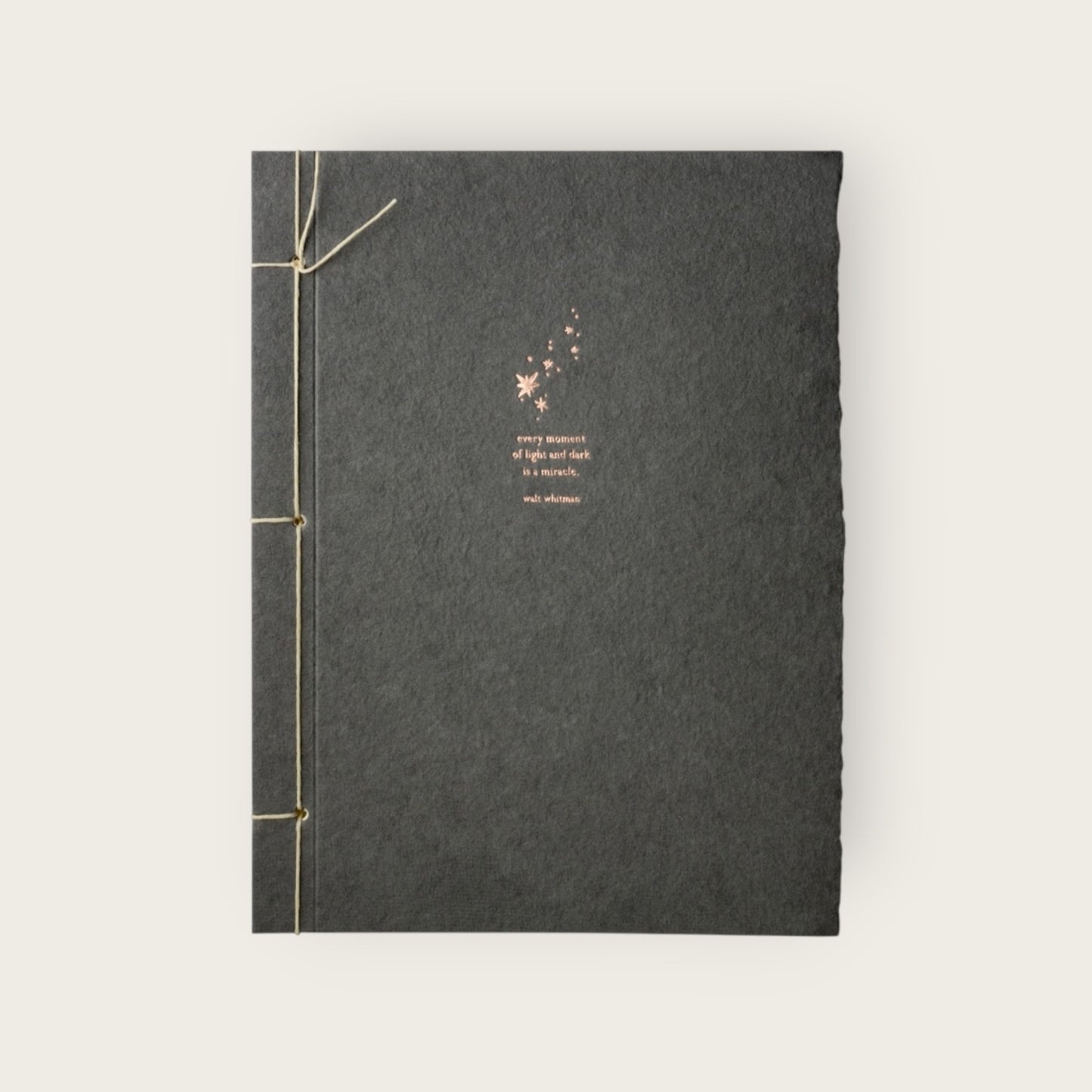 Walt Whitman Handmade Paper Inspiration Journal
