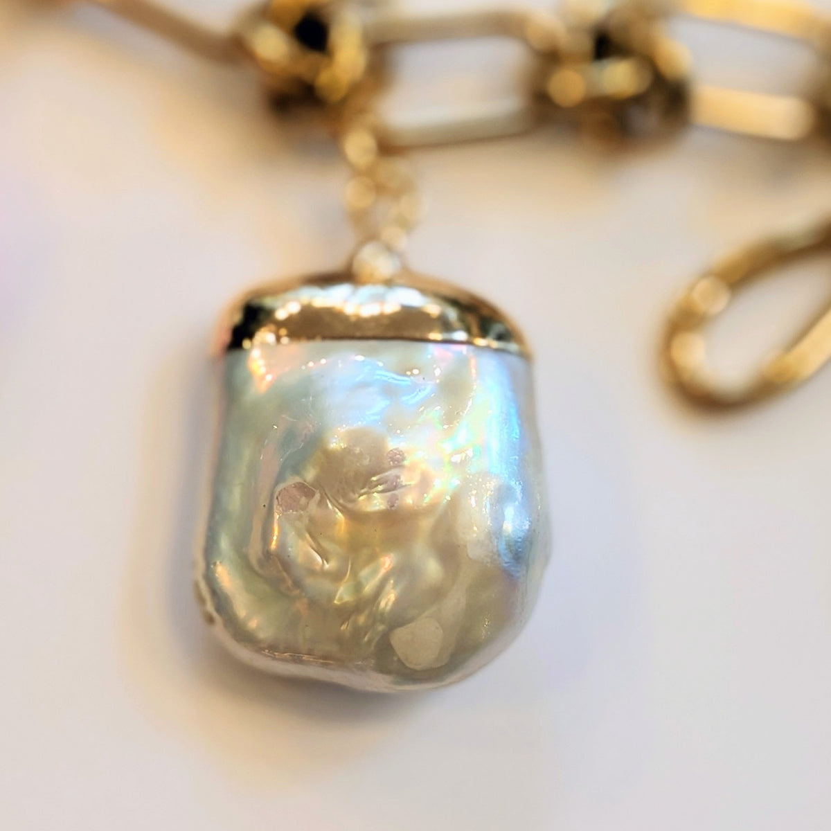 Chunky Multi Charm Necklace