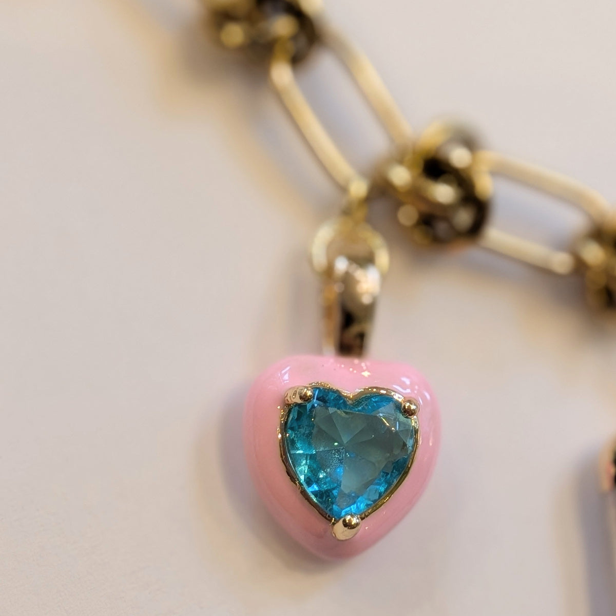 Chunky Multi Charm Necklace