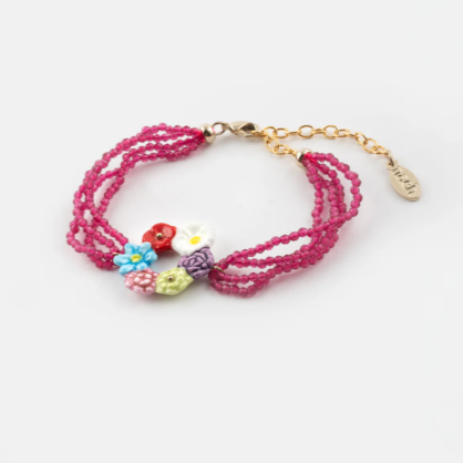Nach Flower Crown Bead Handcrafted Bracelet