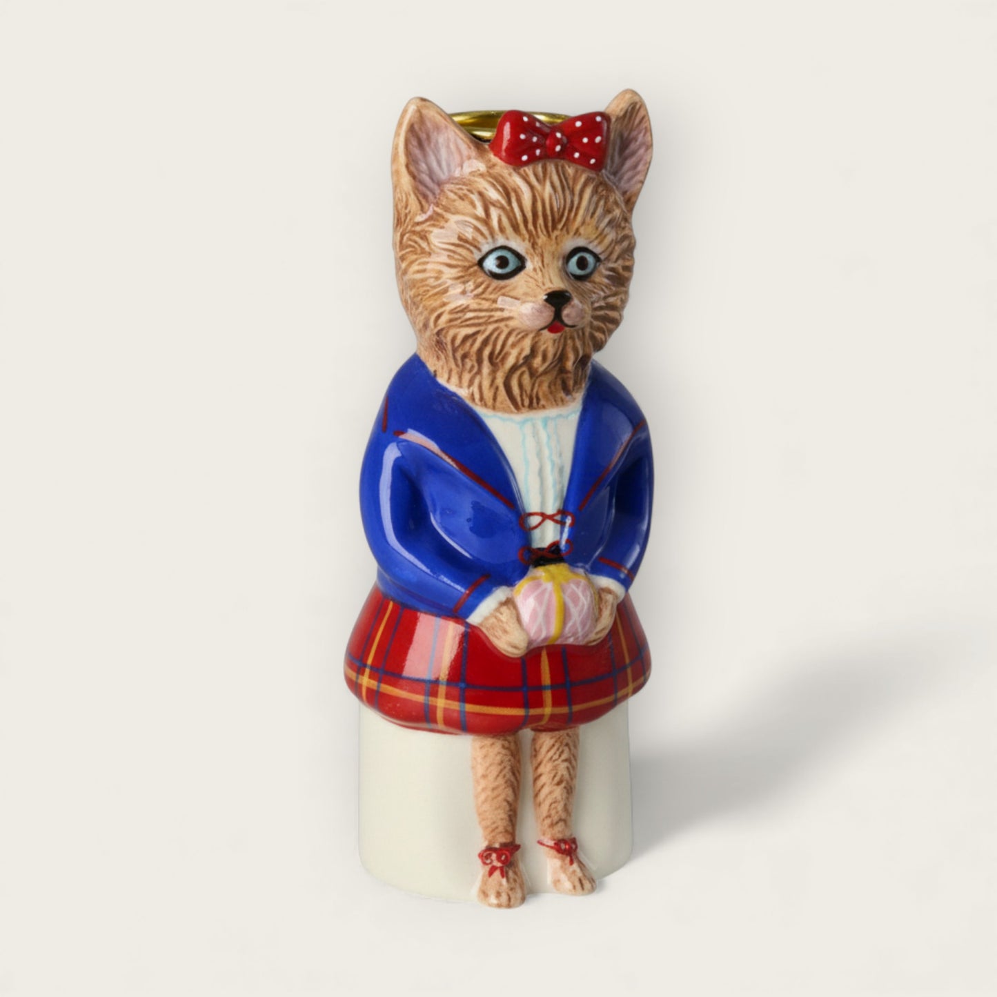 Rice x Nathalie Lété Ceramic Cat Candle Holder